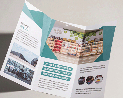 公司產(chǎn)品宣傳折頁(yè)印刷